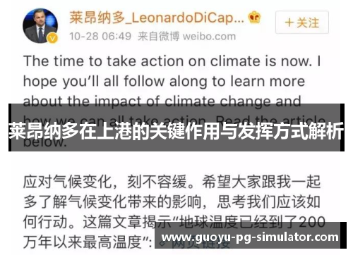 莱昂纳多在上港的关键作用与发挥方式解析